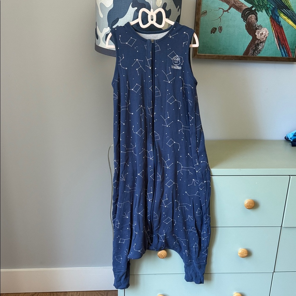 Woolino Navy Blue Constellation Kids sleep sack